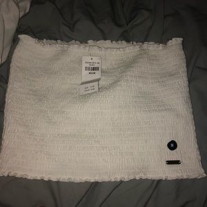 NWT White Hollister tube top